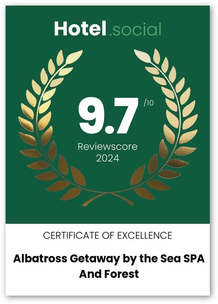 Albatross Getaway By The Sea, Spa And Forest With A Terrace Kesterciems Bagian luar foto